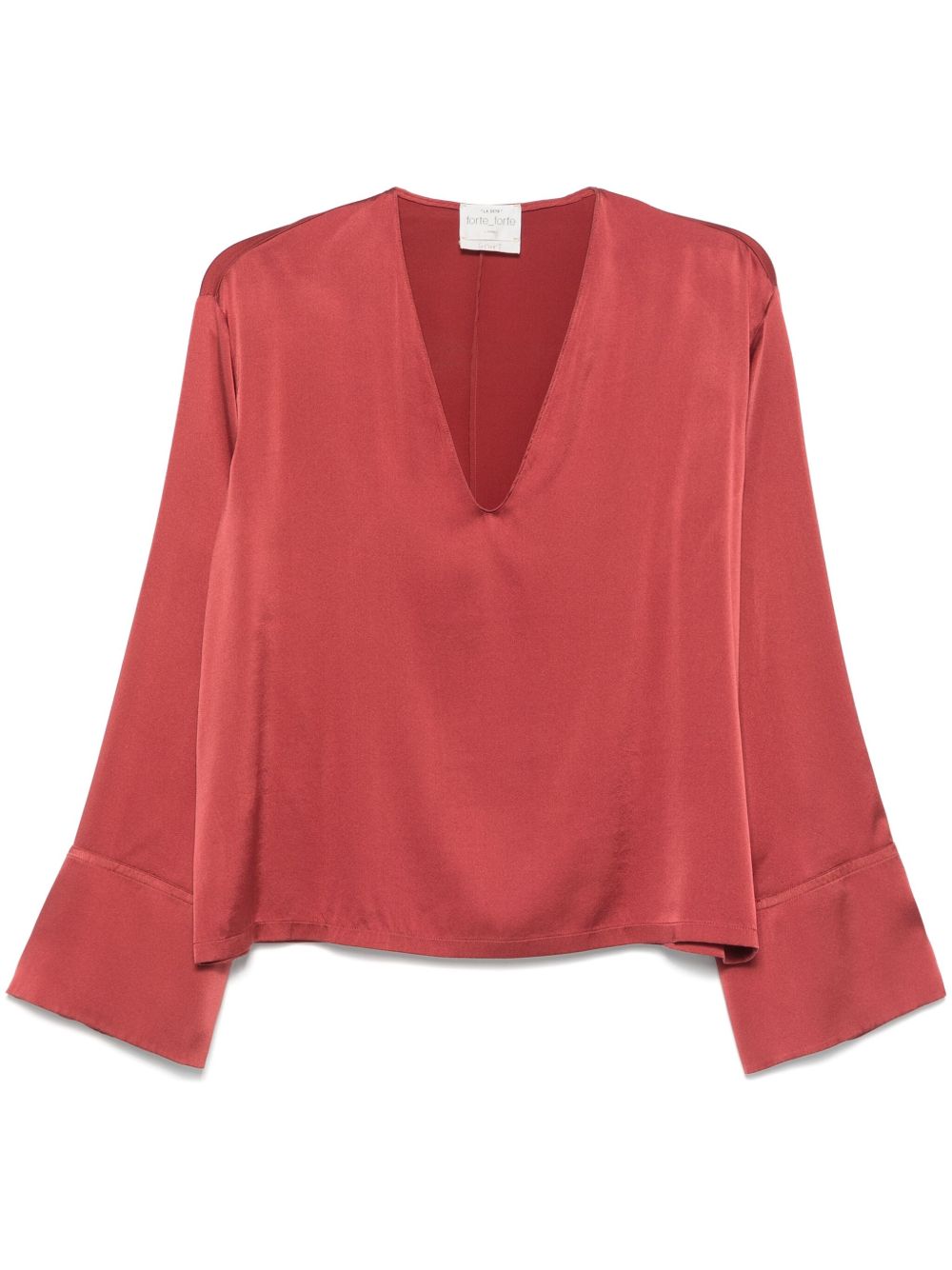 Forte Top Bordeaux Silk Elastane