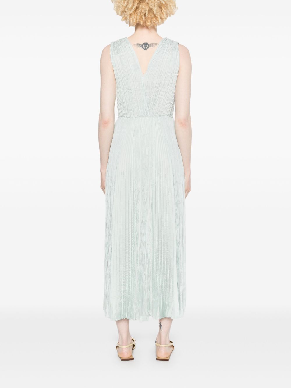 Forte Dresses Clear Blue Viscose Polyester