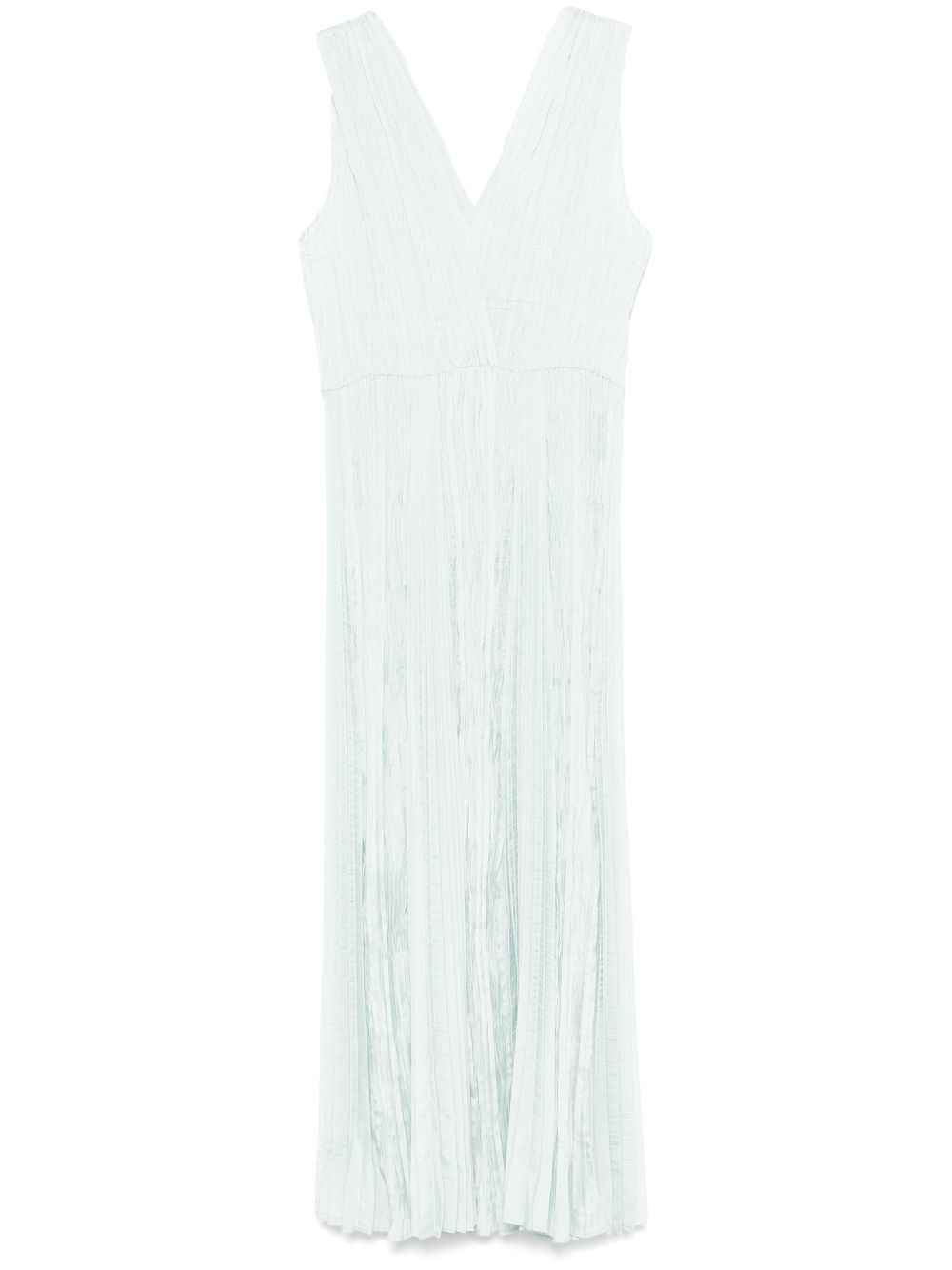 Forte Dresses Clear Blue Viscose Polyester