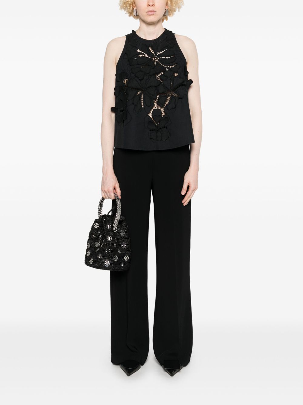 Forte Top Black Cotton