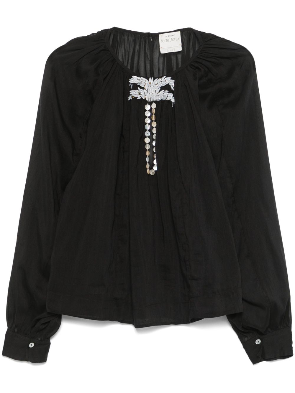Forte Shirts Black Cotton