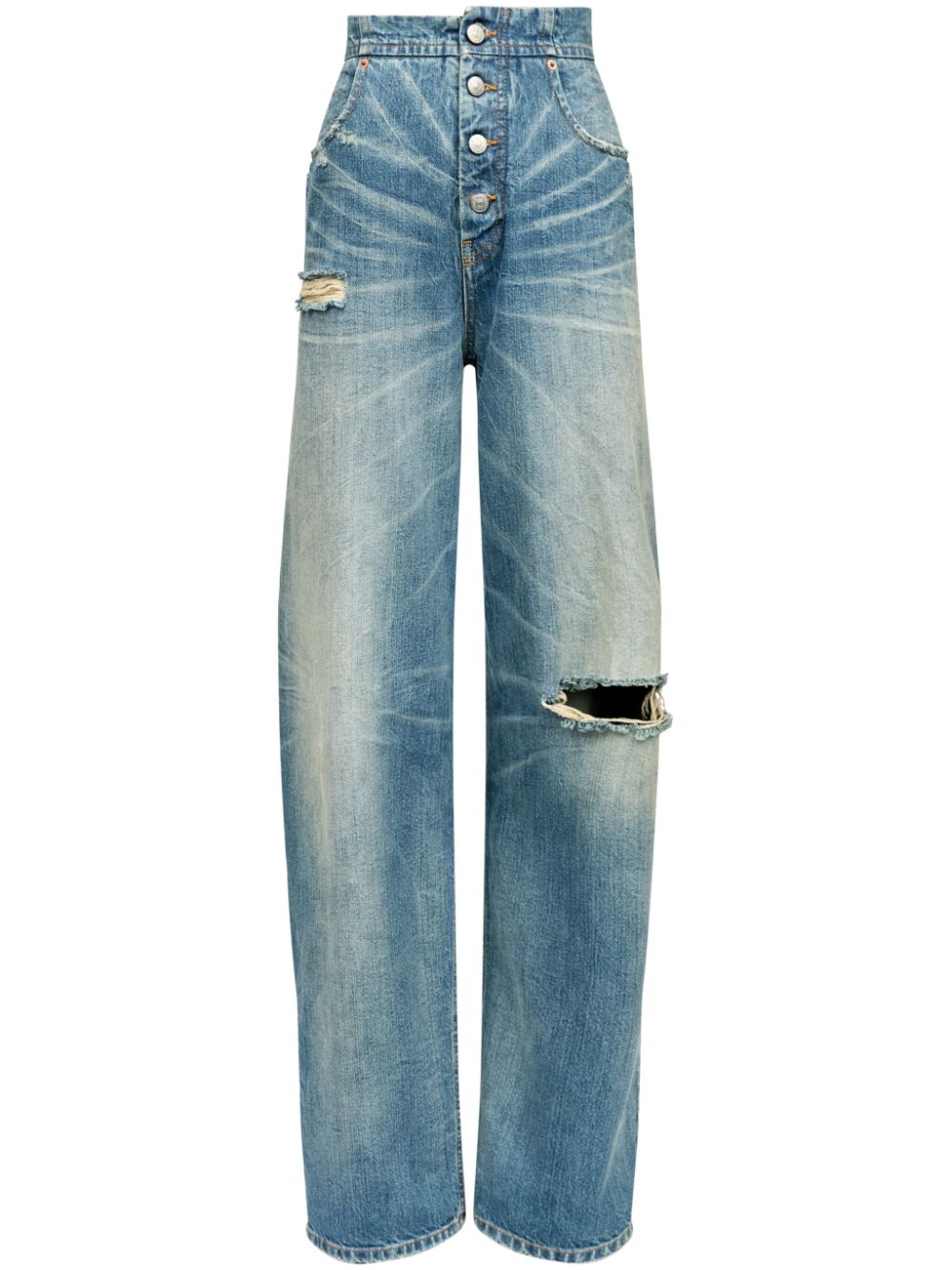 Mm6 Maison Margiela Jeans Clear Blue Cotton