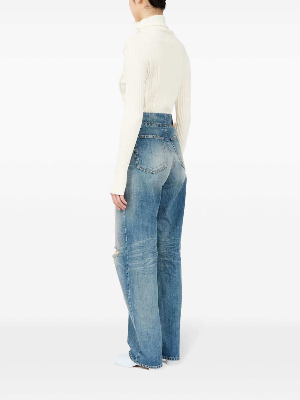 Mm6 Maison Margiela Jeans Clear Blue Cotton