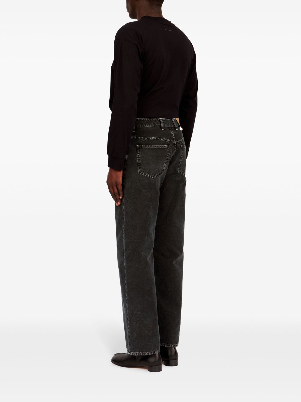 Mm6 Maison Margiela Jeans Black Cotton