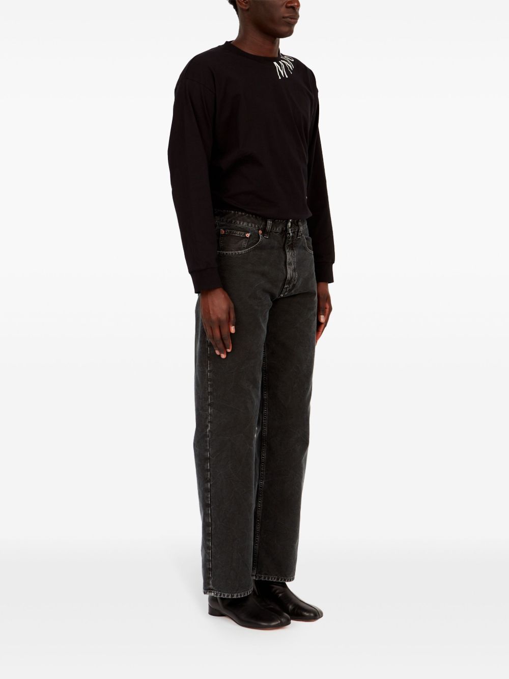 Mm6 Maison Margiela Jeans Black Cotton
