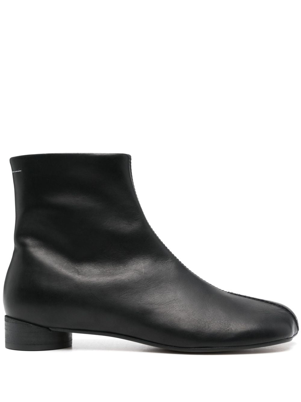 Mm6 Maison Margiela Boots Black Calf Leather