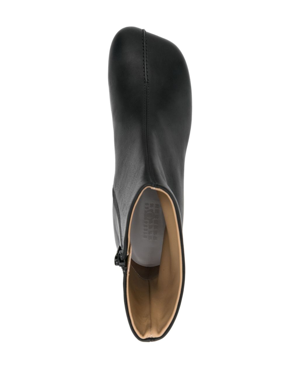 Mm6 Maison Margiela Boots Black Calf Leather