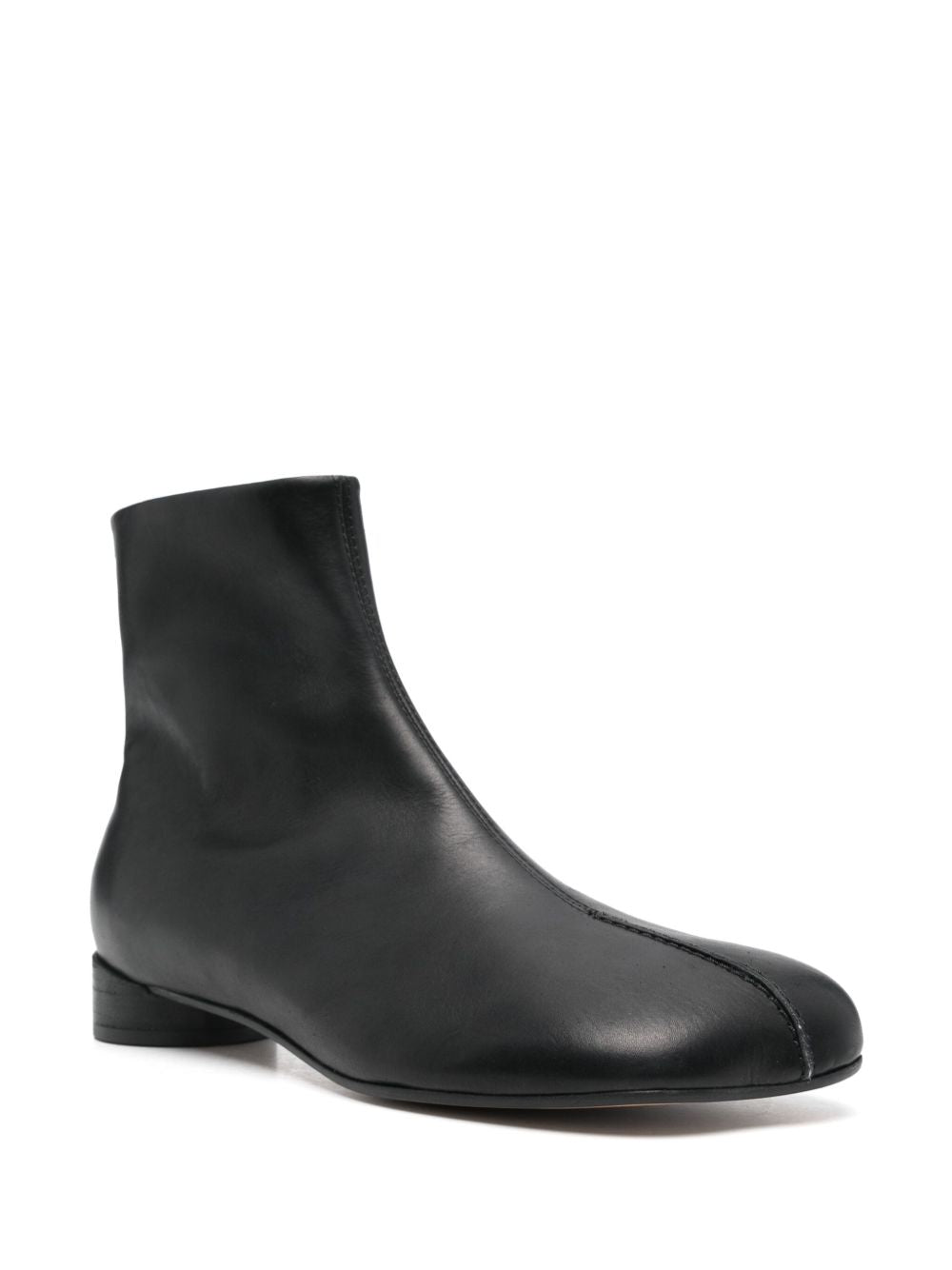Mm6 Maison Margiela Boots Black Calf Leather
