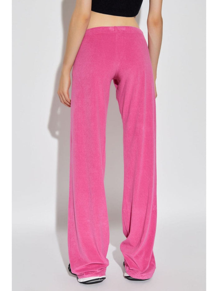 Balenciaga Trousers Pink Cotton Polyester
