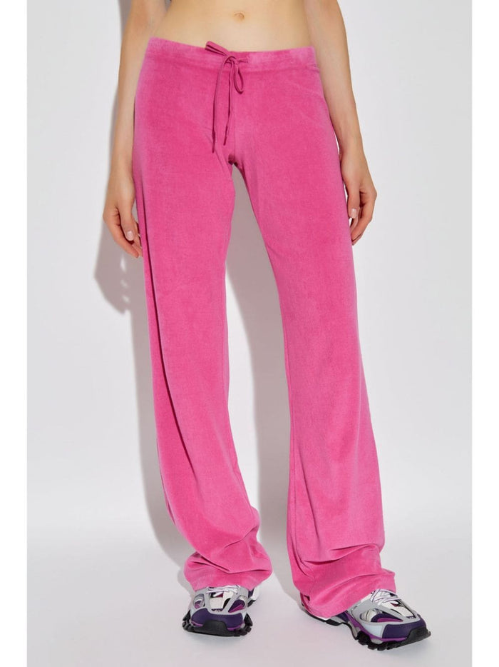 Balenciaga Trousers Pink Cotton Polyester