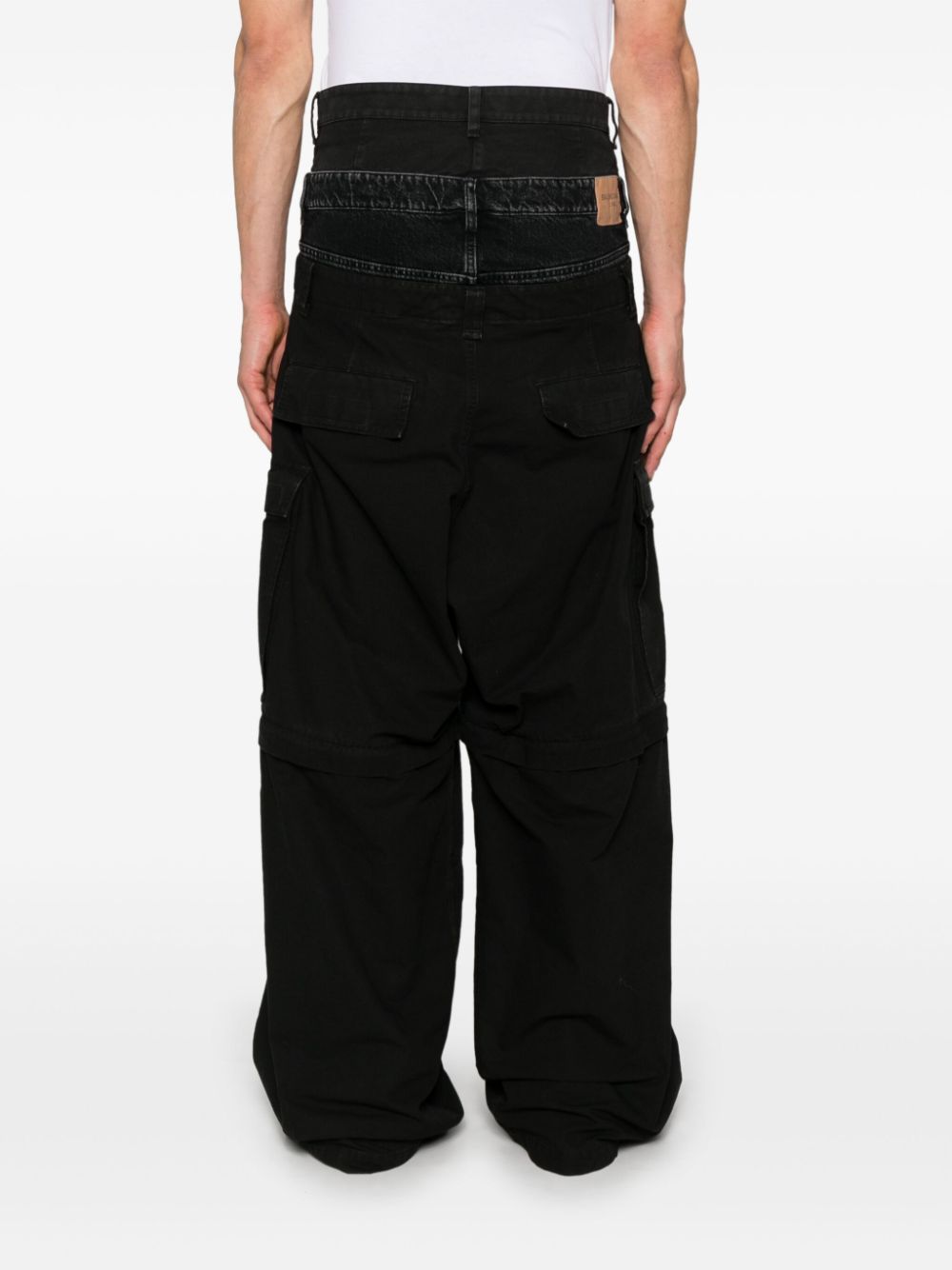 Balenciaga Trousers Black Cotton