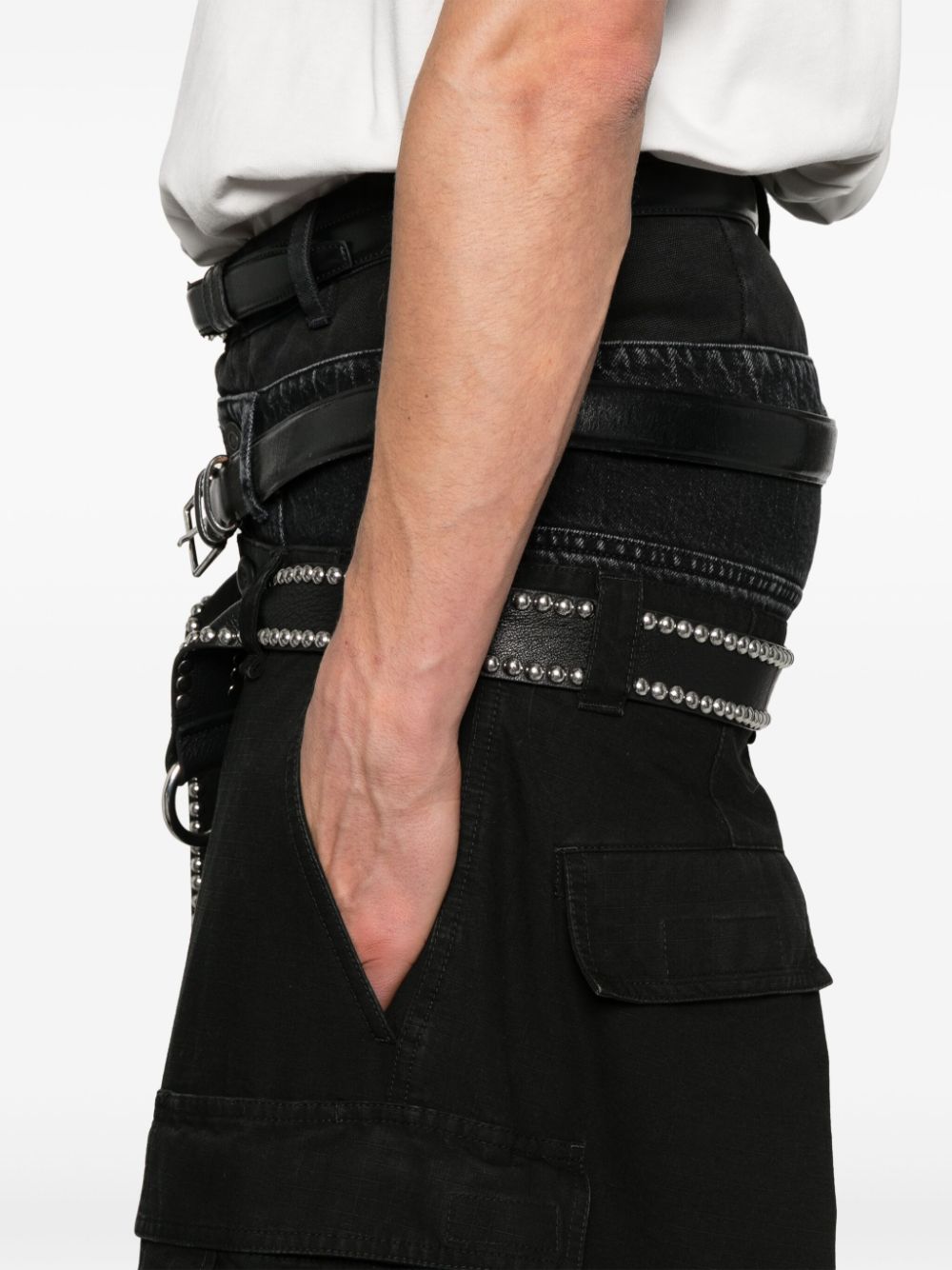 Balenciaga Trousers Black Cotton