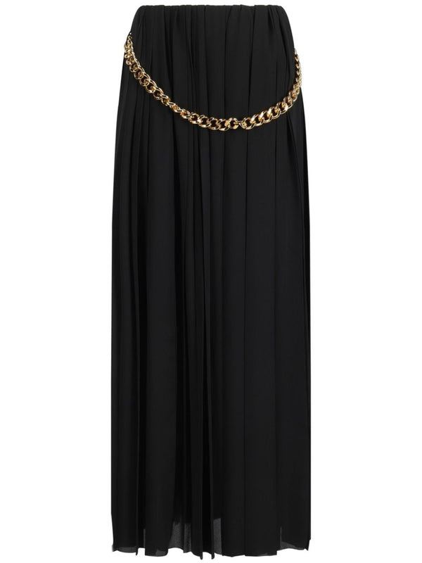 Balenciaga Chain-detail pleated skirt