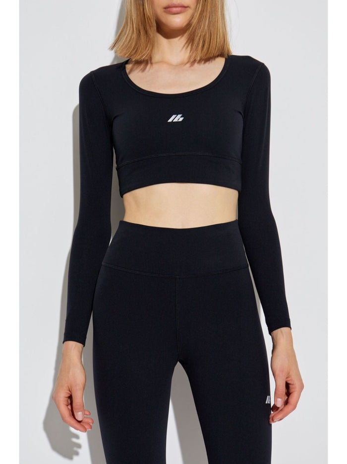 Balenciaga Top Black Polyamide Elastane