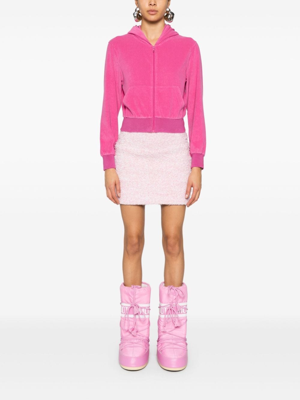Balenciaga Skirts Pink Cotton Polyamide Viscose