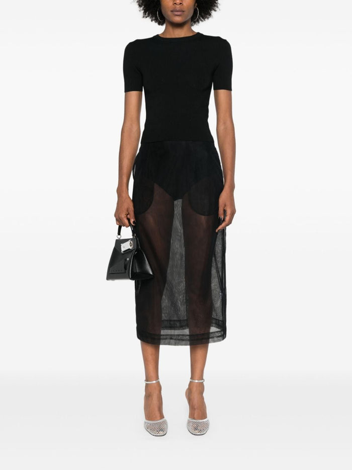Balenciaga Sweaters Black Wool Polyester
