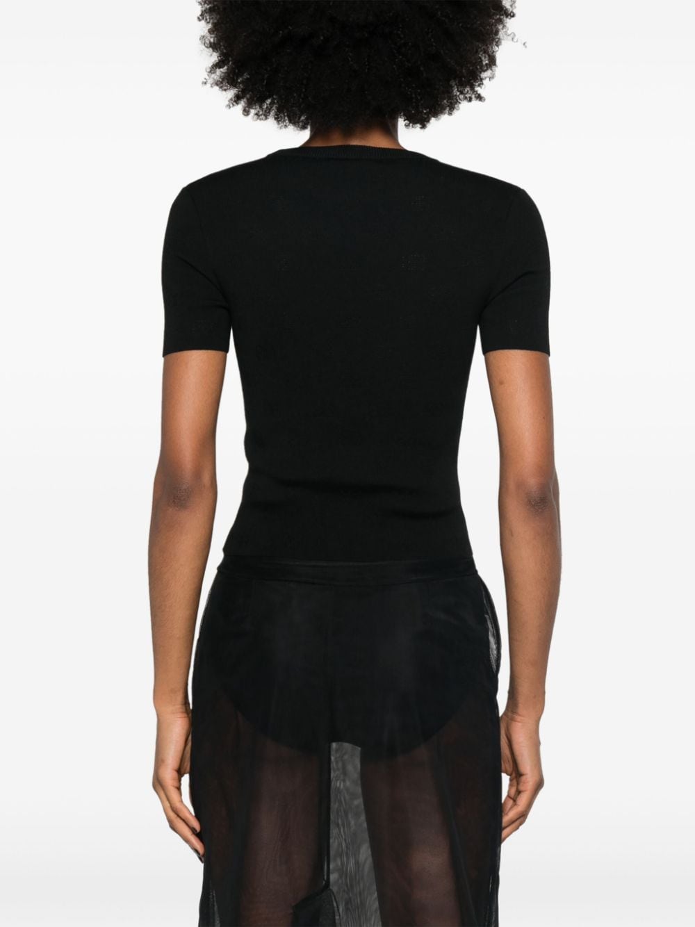 Balenciaga Sweaters Black Wool Polyester