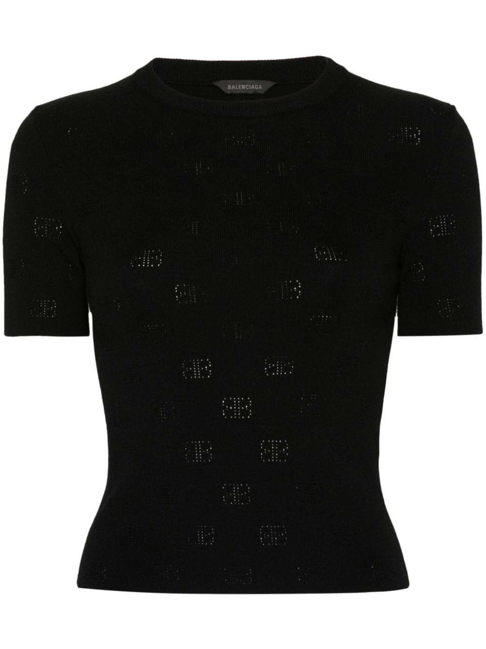 Balenciaga Sweaters Black Wool Polyester