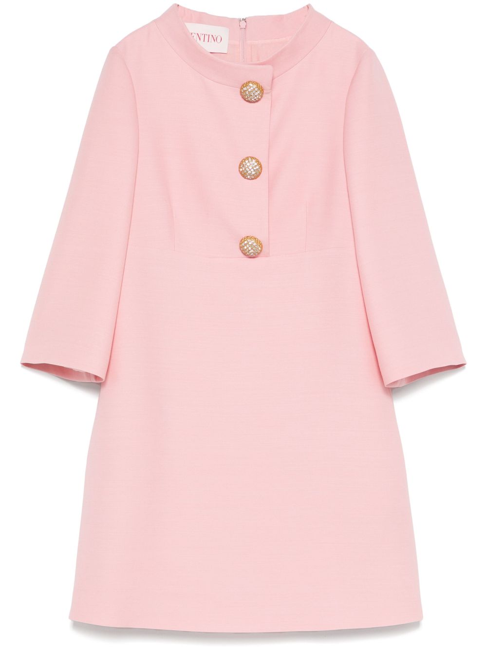 Valentino Dresses Pink Virgin Wool