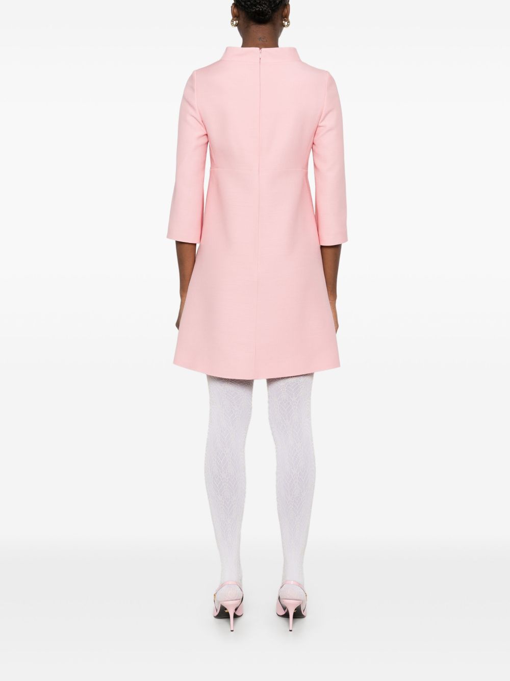 Valentino Dresses Pink Virgin Wool