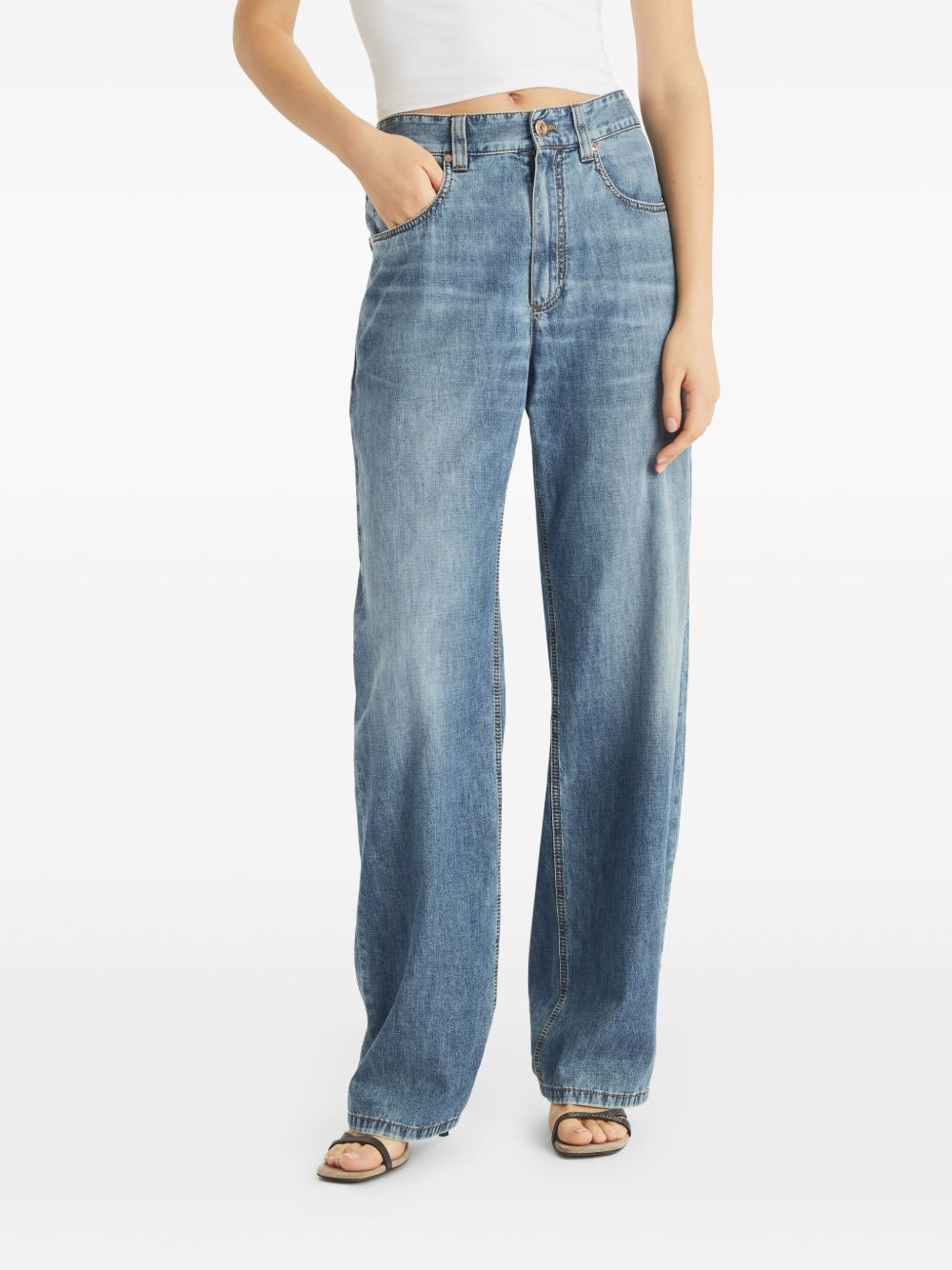 Brunello Cucinelli Jeans Blu Cotton