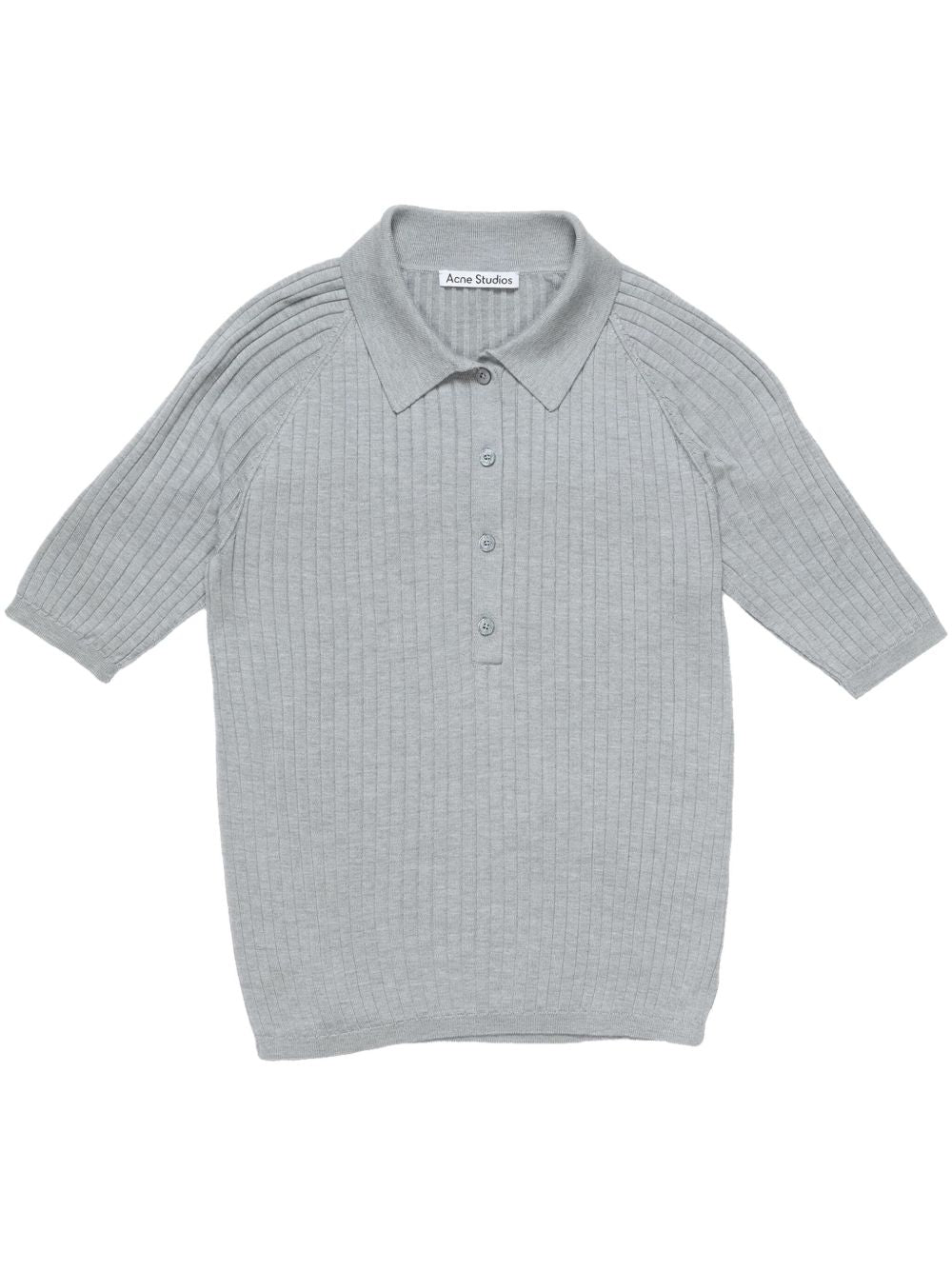 Acne Studios T-Shirts And Polos Grey Silk