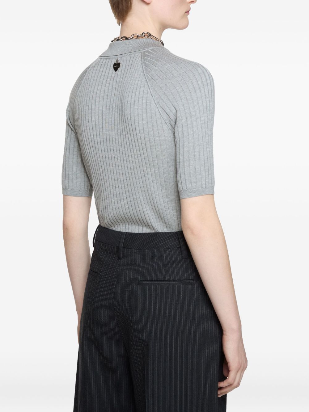 Acne Studios T-Shirts And Polos Grey Silk