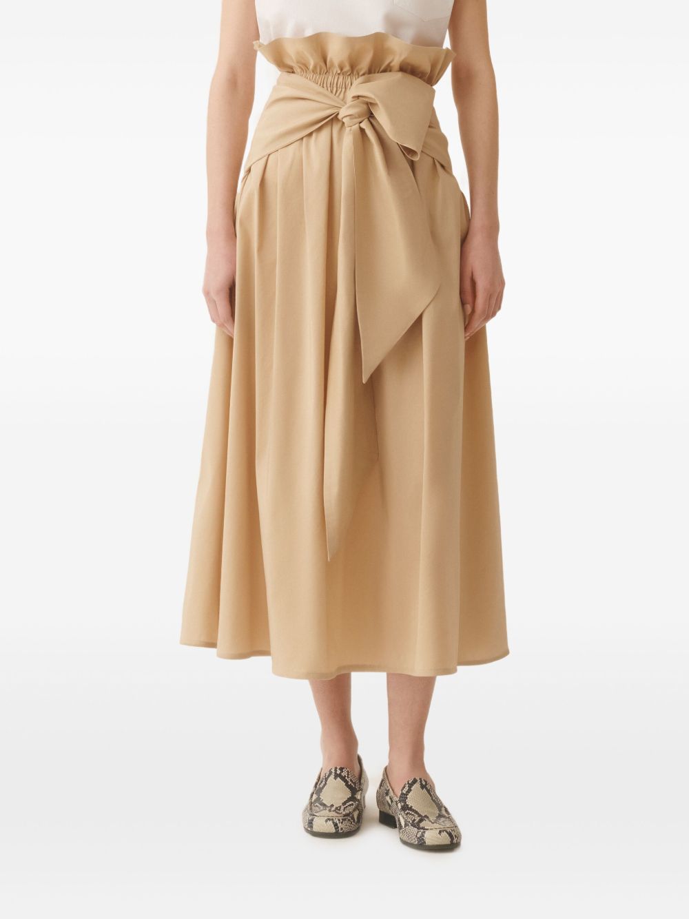 Fabiana Filippi Skirts Beige Fabric