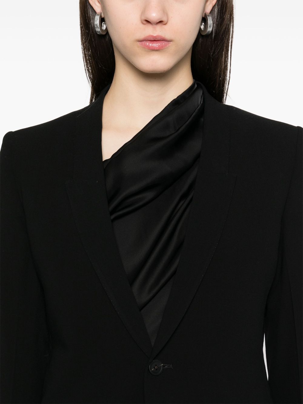 Rick Owens Jackets Black Cotton