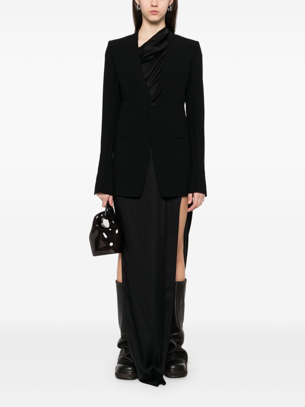 Rick Owens Jackets Black Cotton