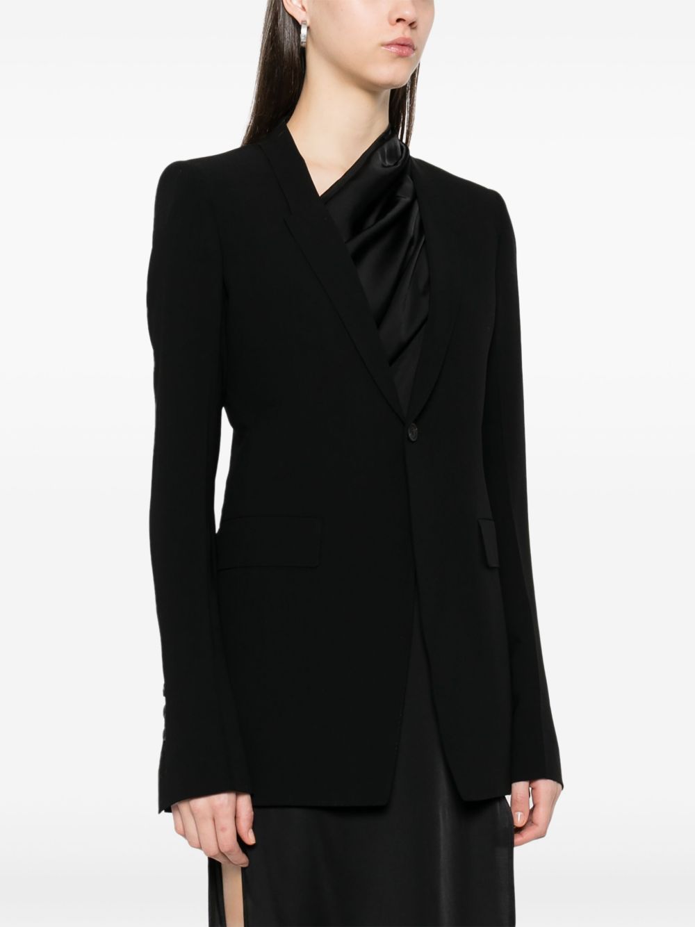 Rick Owens Jackets Black Cotton