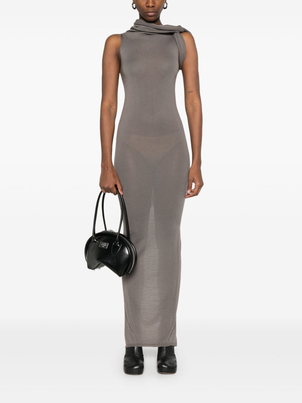 Rick Owens Dresses Grey Virgin Wool