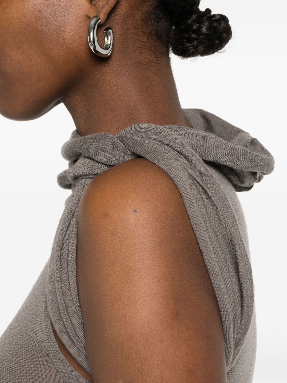 Rick Owens Dresses Grey Virgin Wool