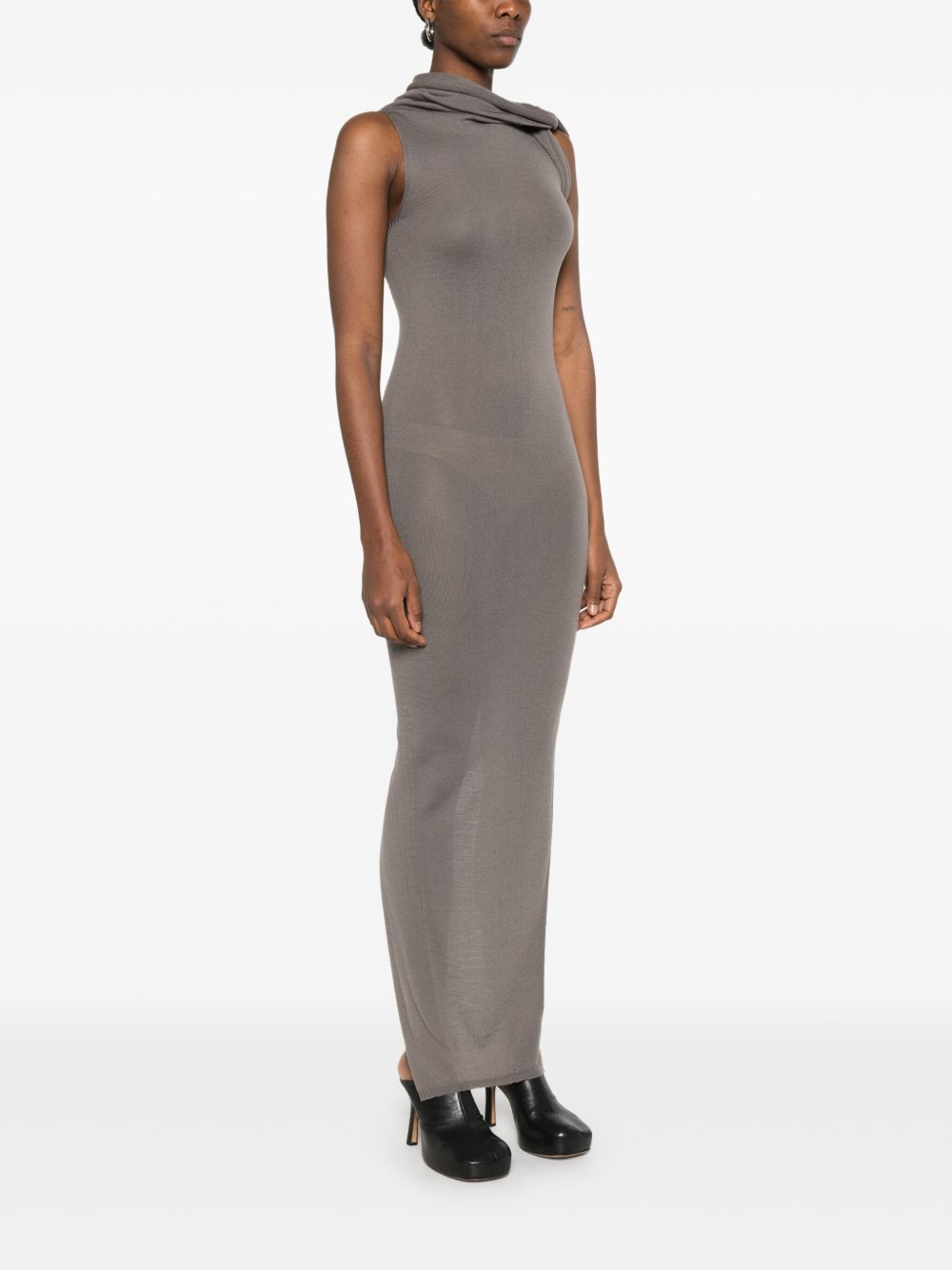 Rick Owens Dresses Grey Virgin Wool