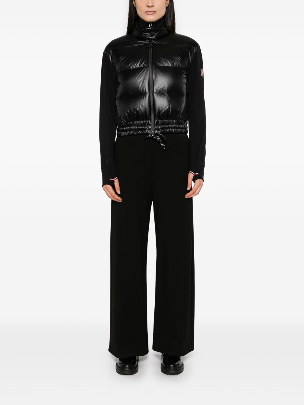 Moncler Grenoble Sweaters Black Outer: Polyamide