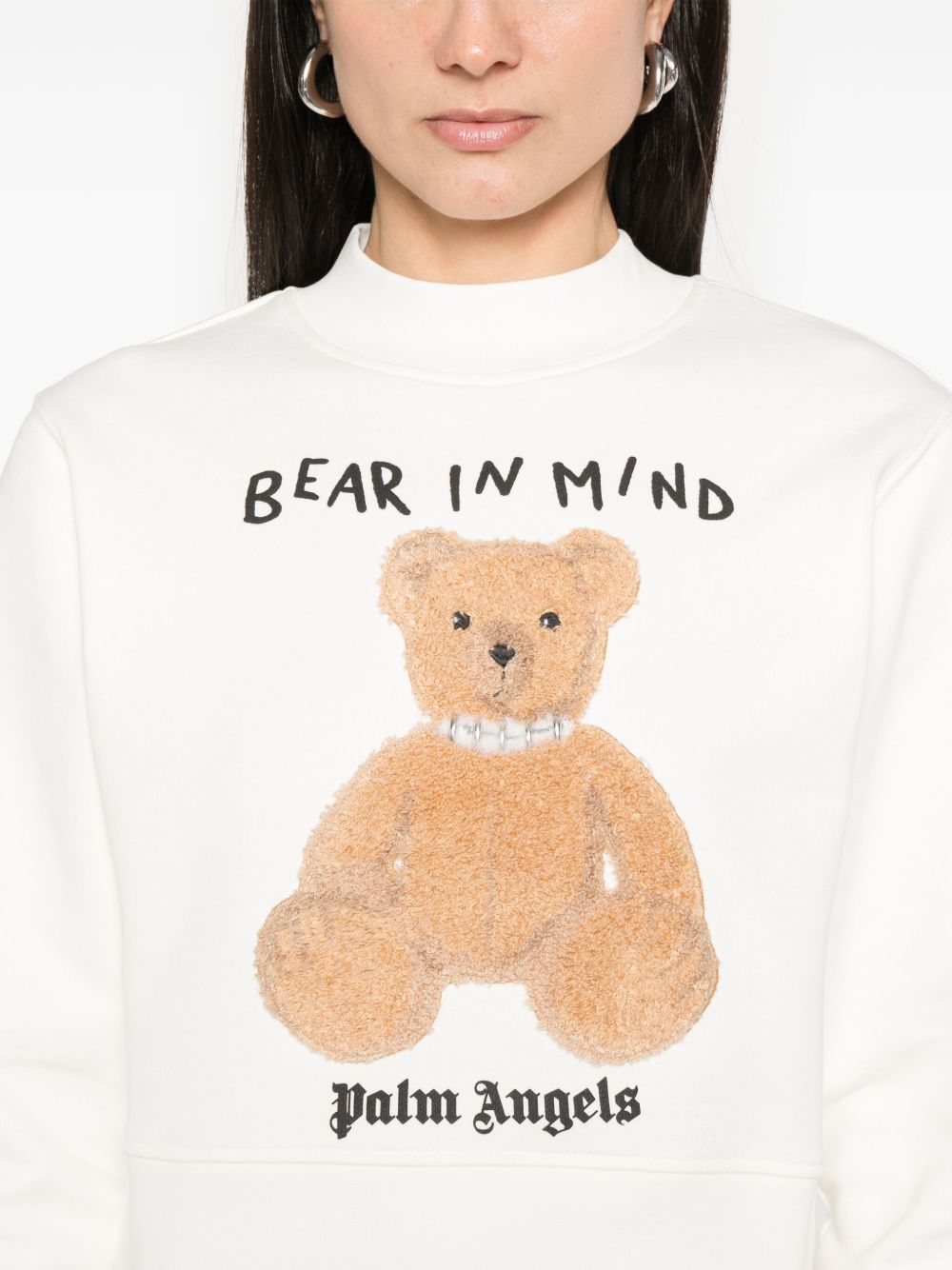 Palm Angels Sweaters White Cotton