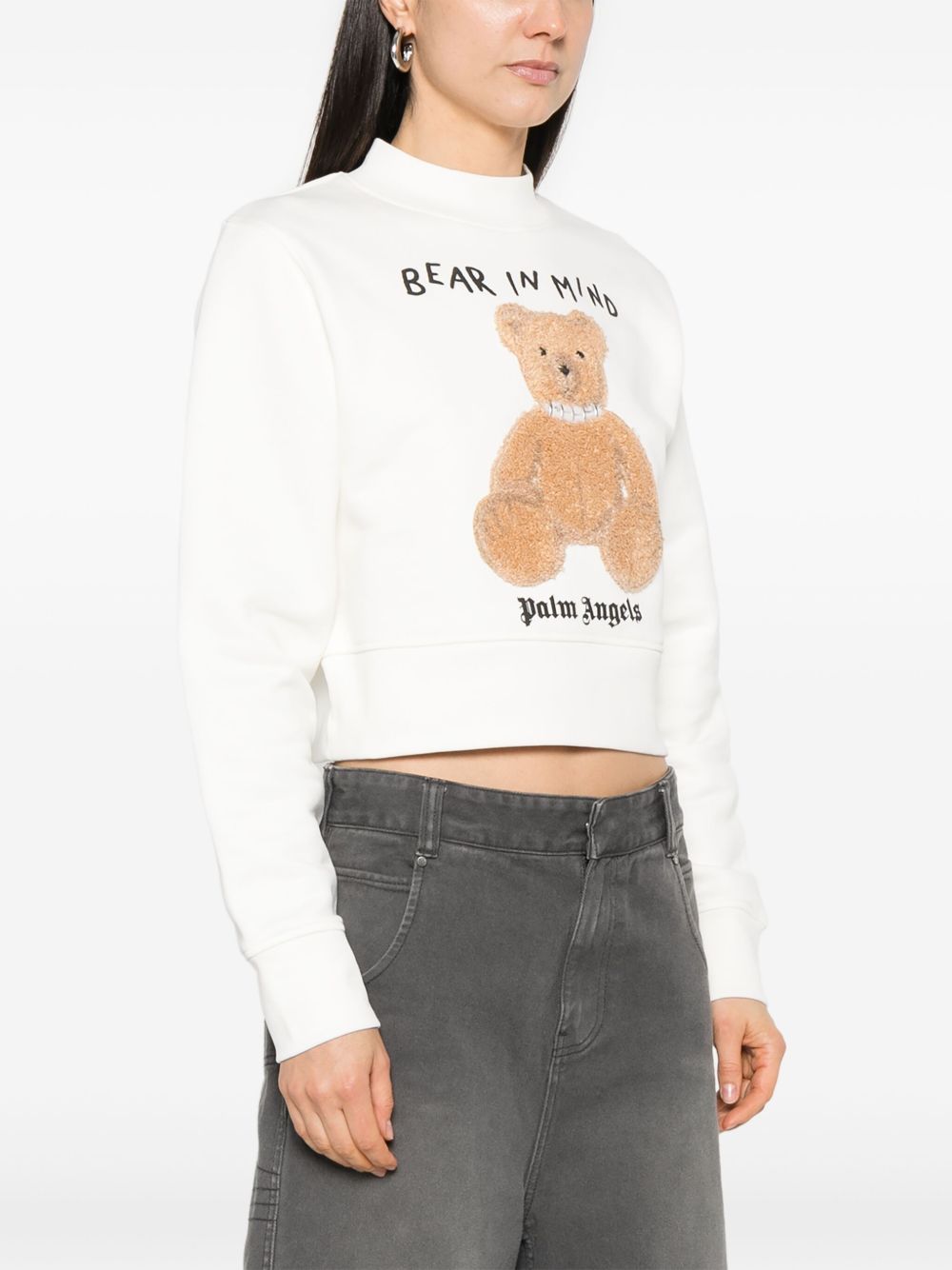 Palm Angels Sweaters White Cotton
