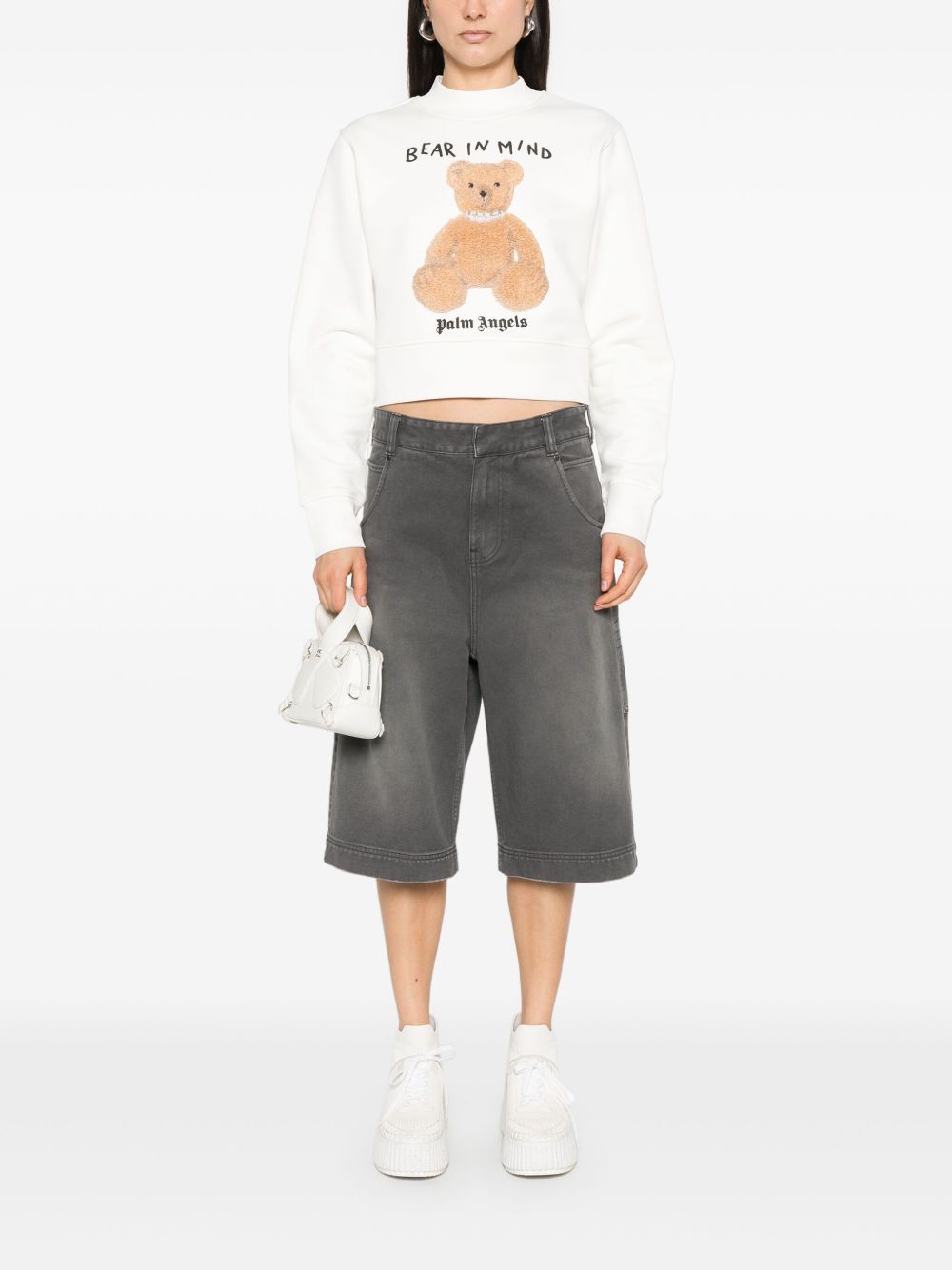 Palm Angels Sweaters White Cotton