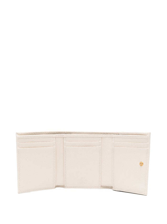 Valentino Garavani Wallets Ivory Calf Leather