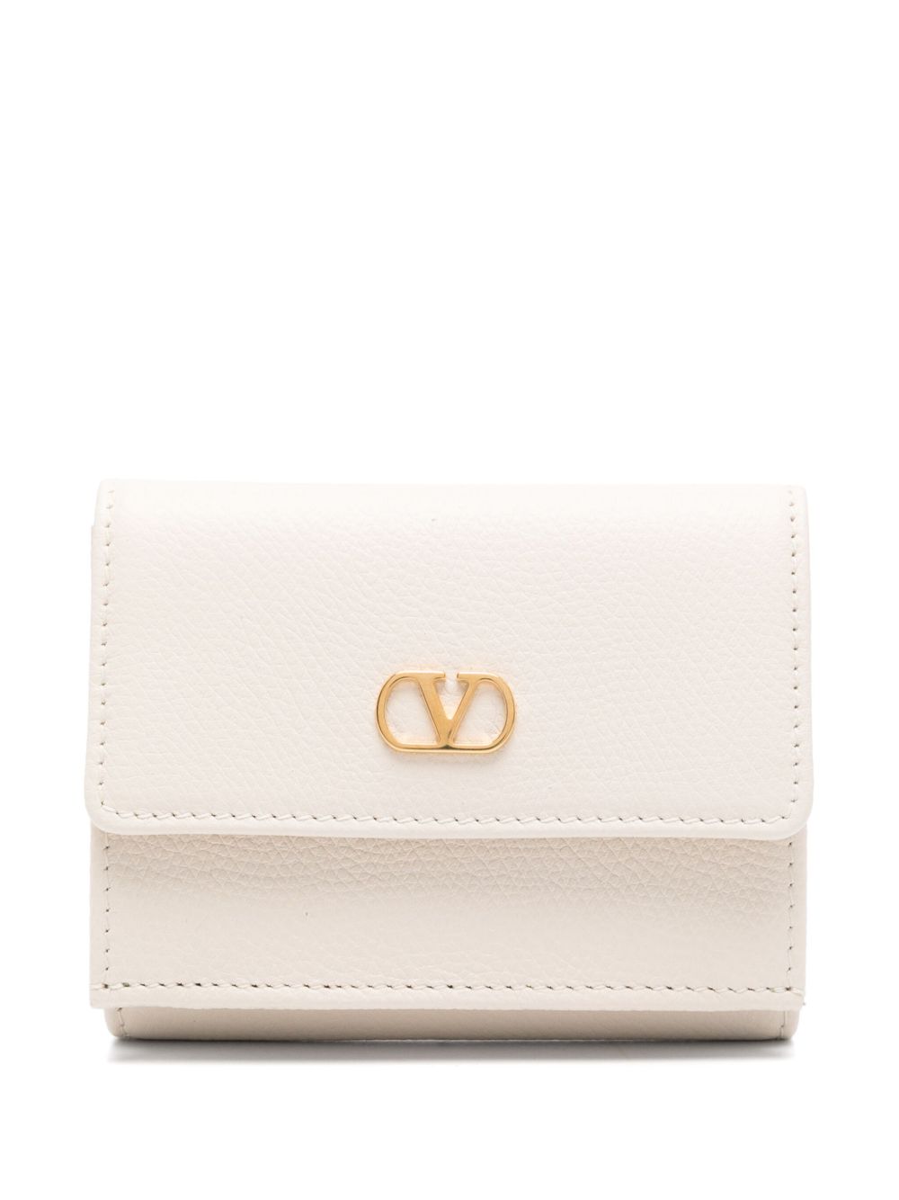 Valentino Garavani Wallets Ivory Calf Leather