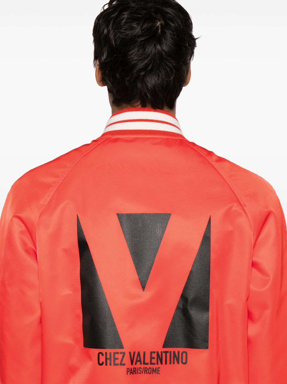 Valentino Coats Orange Polyamide