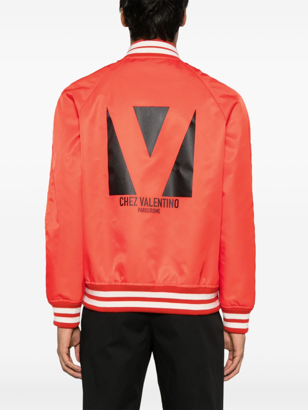 Valentino Coats Orange Polyamide
