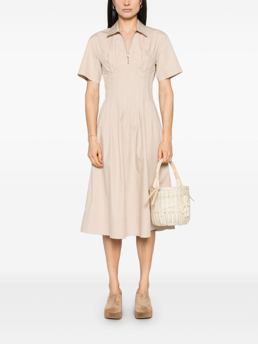 Tory Burch Dresses Grey Cotton