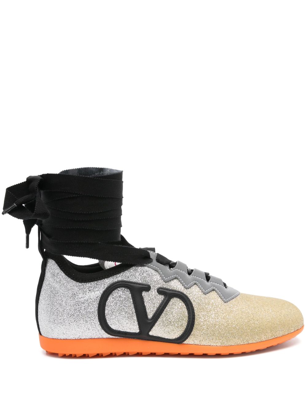 Valentino Garavani Sneakers Golden Calf Leather