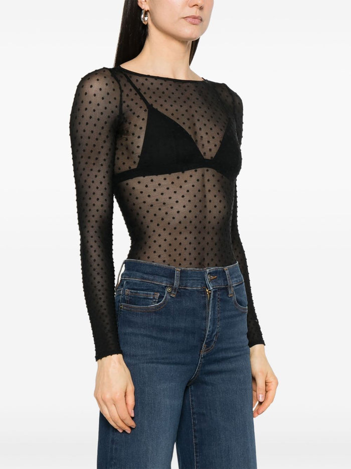 Wolford Top Black Polyamide Polyester Elastane