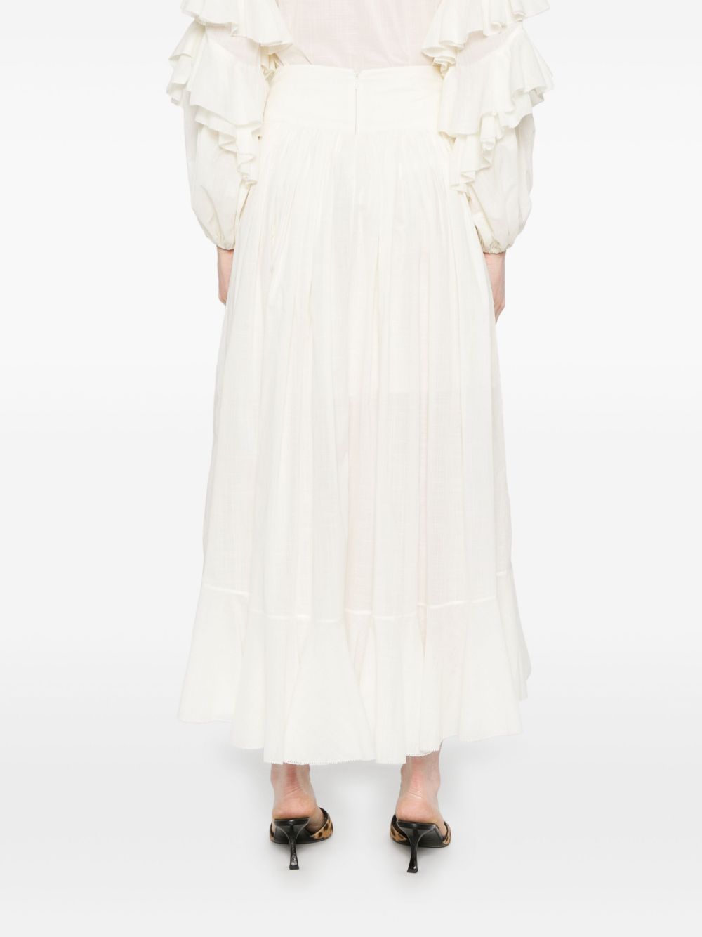 Zimmermann Skirts White Cotton