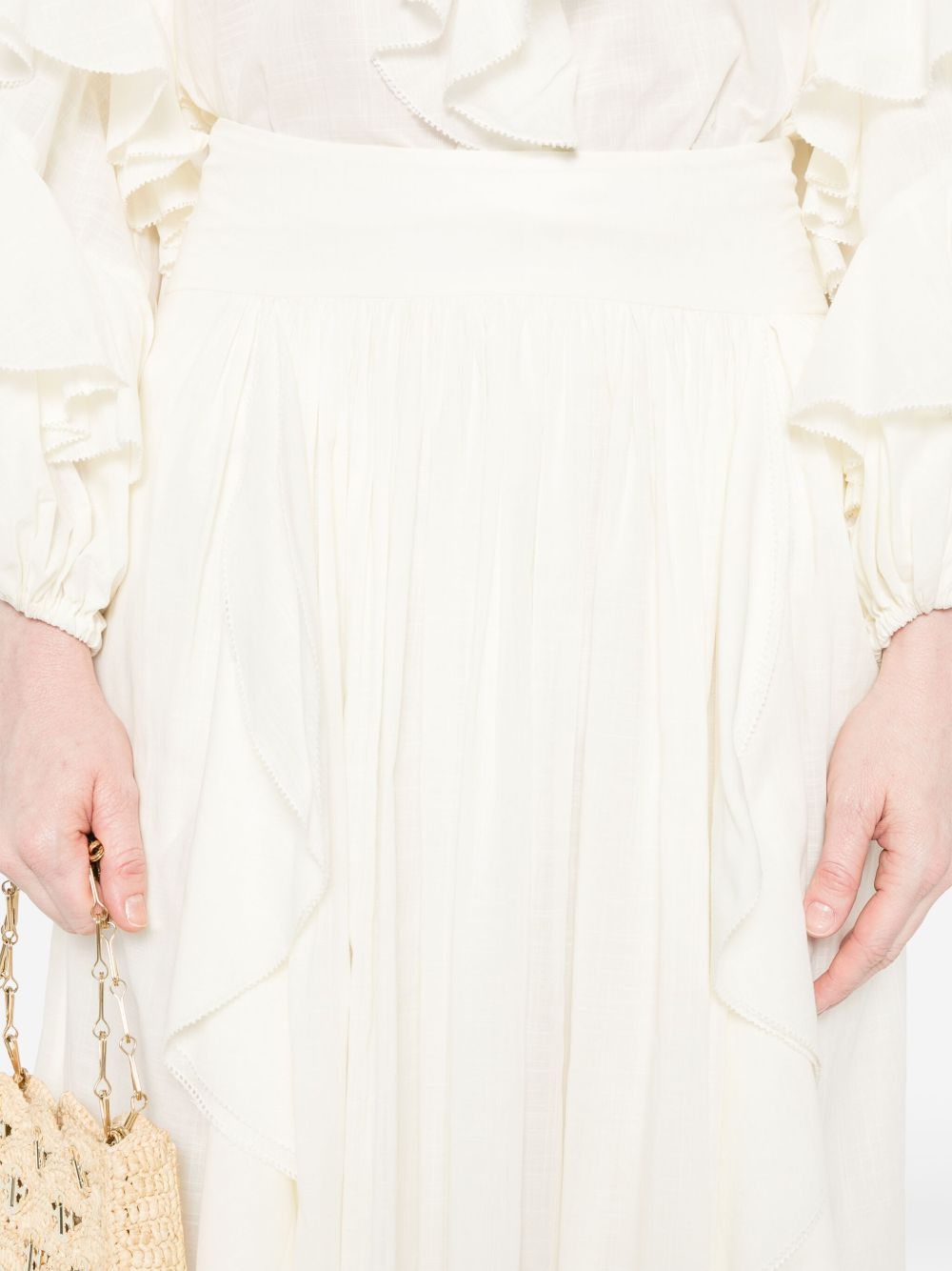 Zimmermann Skirts White Cotton