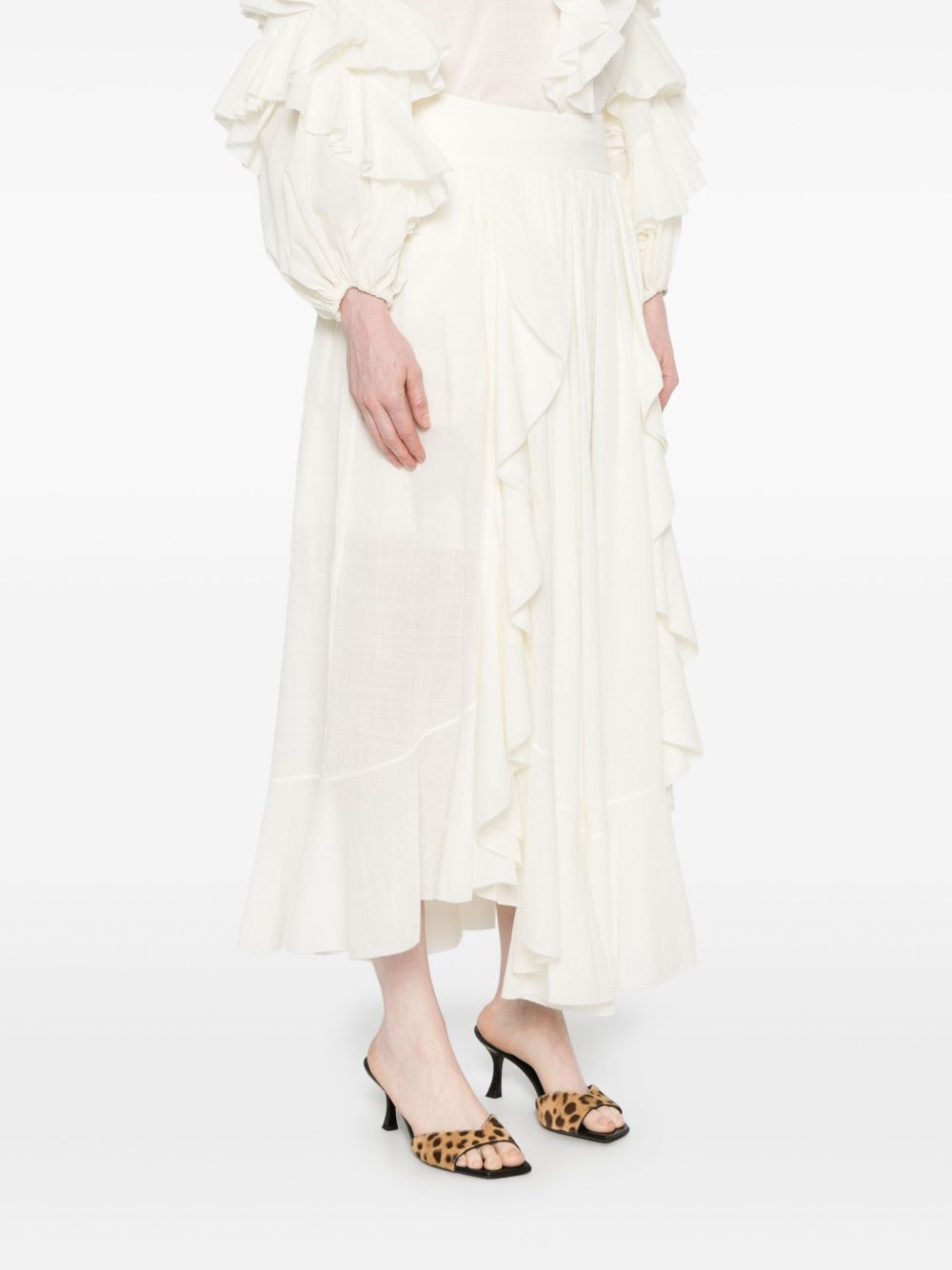 Zimmermann Skirts White Cotton
