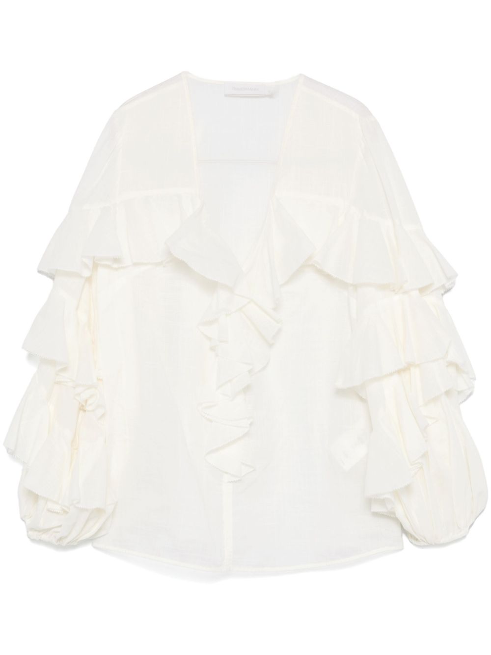 Zimmermann Shirts White Cotton