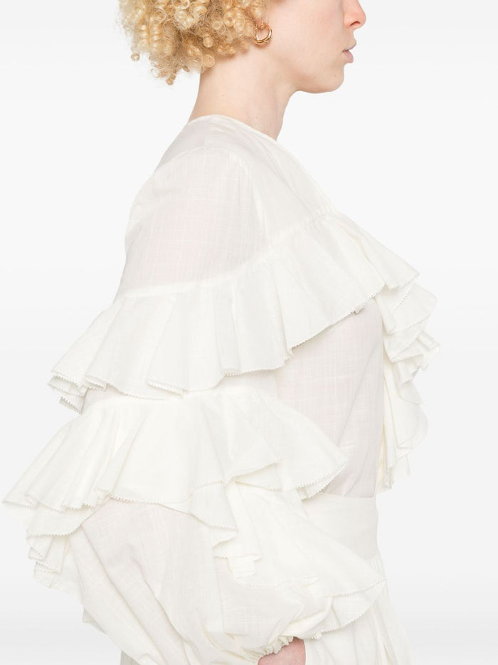 Zimmermann Shirts White Cotton